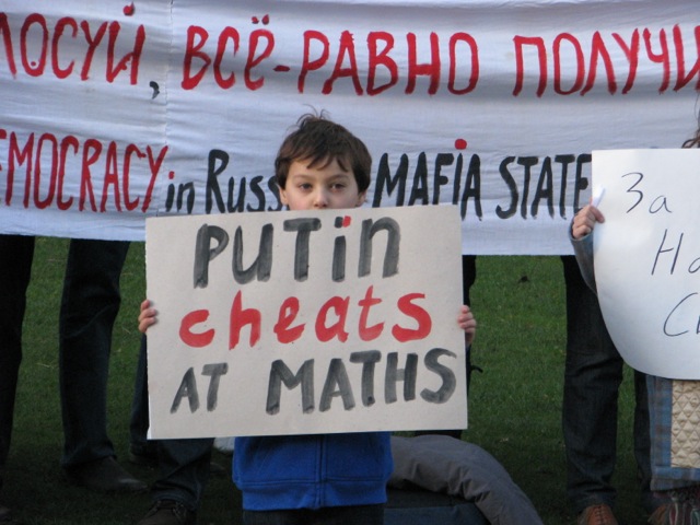Putin cheats at maths