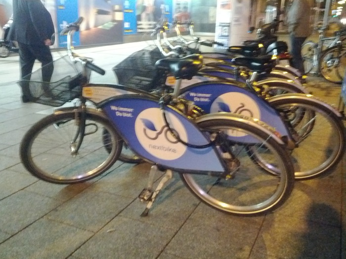 Прокат велосипедов во Франкфурте